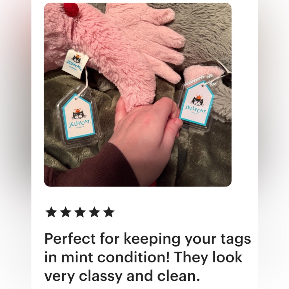 Jellycat Tag Protectors - 10 Pack - Picture 3 of 5